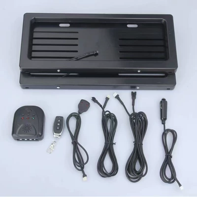Taiwan License Plate Frame License Plate Holder Car License Plate Bracket Modified Car Accessories Argentina Electric Vehicle License Plate Holder (License plate holder/license plate holder) - double-card