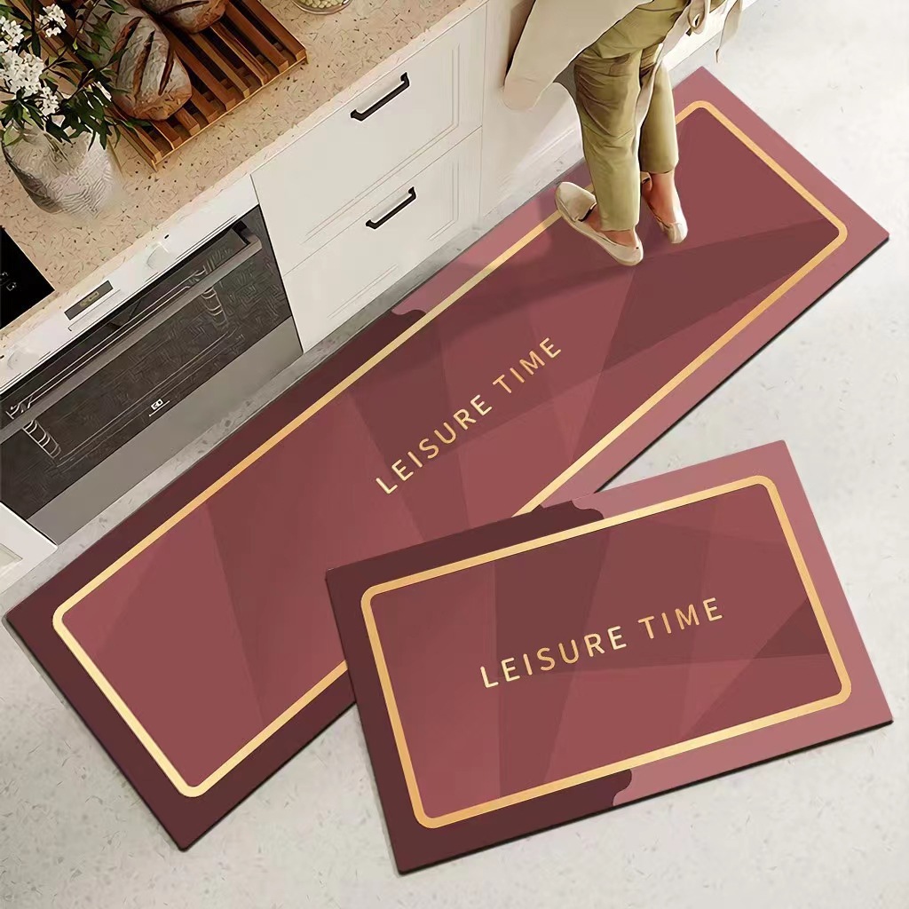 Cojín de absorción de barro de diatomeas cojín de suelo antideslizante de baño cojín blando de entrada sin lavado cojín de pies de entrada de absorción de agua secado rápido