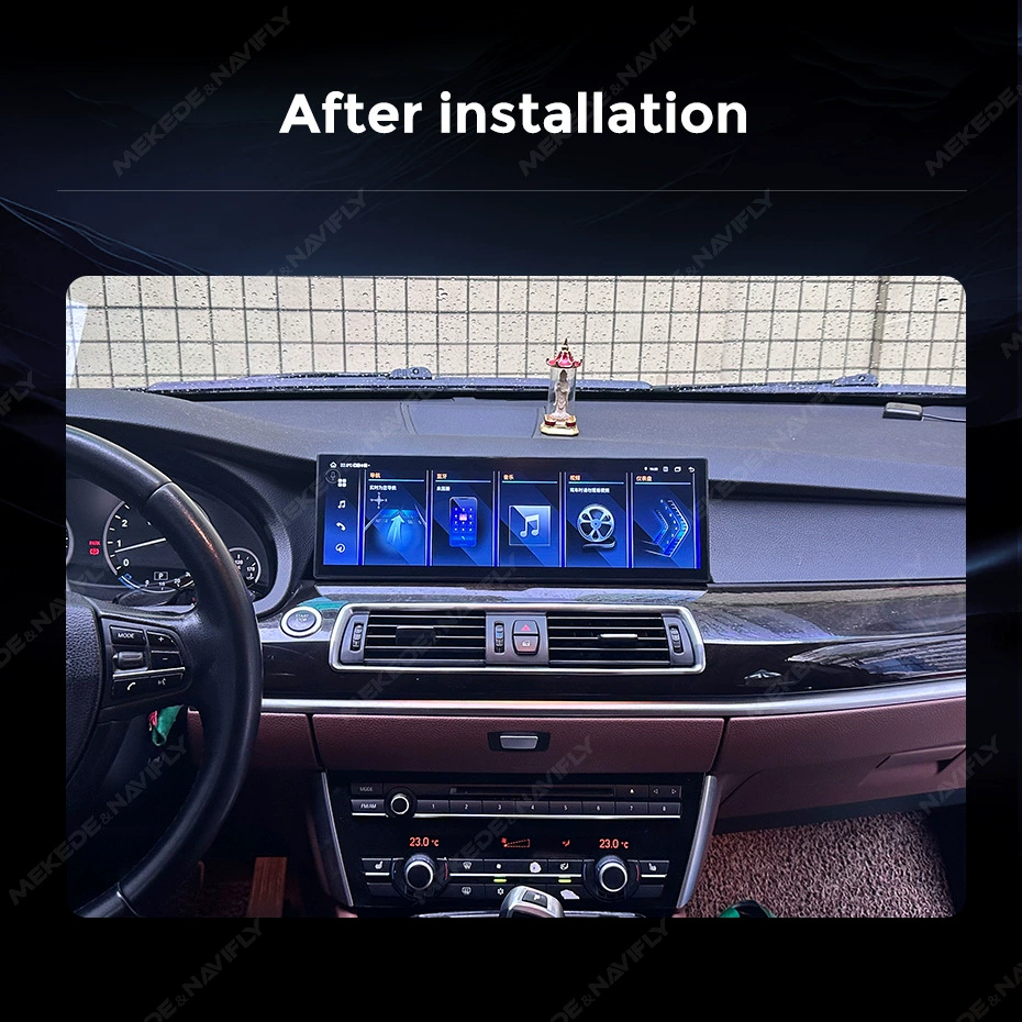 Для BMW 5 Series GT F07 изменения Android car large-screen Bluetooth CarPlay навигации 15-дюймовый экран 3K