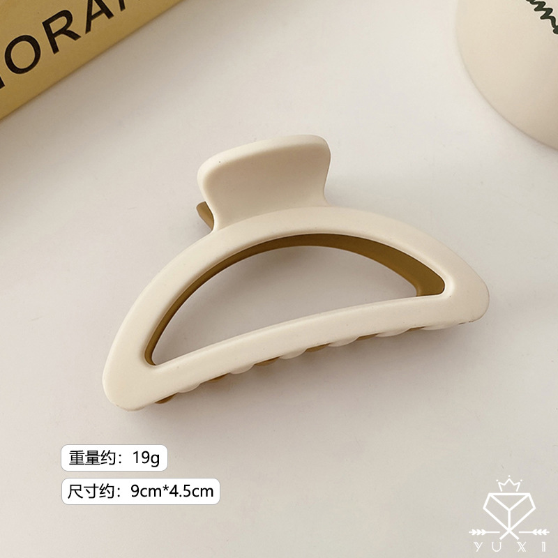 Horquilla de nuevo clip de la cabeza retro francés horquilla updo clip de pelo lindo clip de tiburón de doble cara accesorios para el cabello japonés y coreano