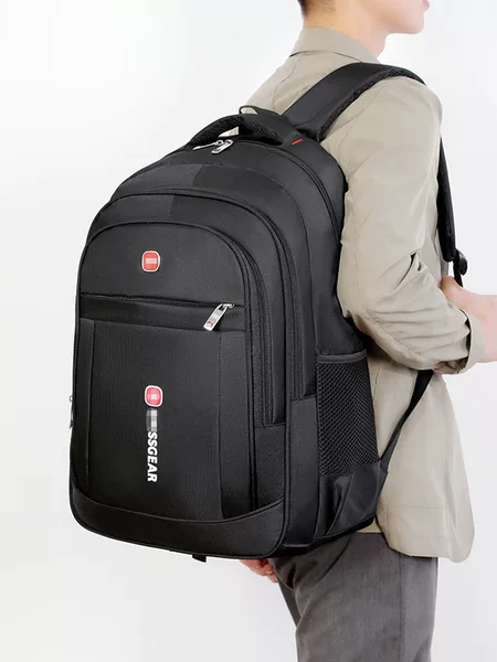 Wholesale Sabre Men's Backpack Business Casual Bag All-match Large Capacity Sports Outdoor Travel Bag Student Schoolbag