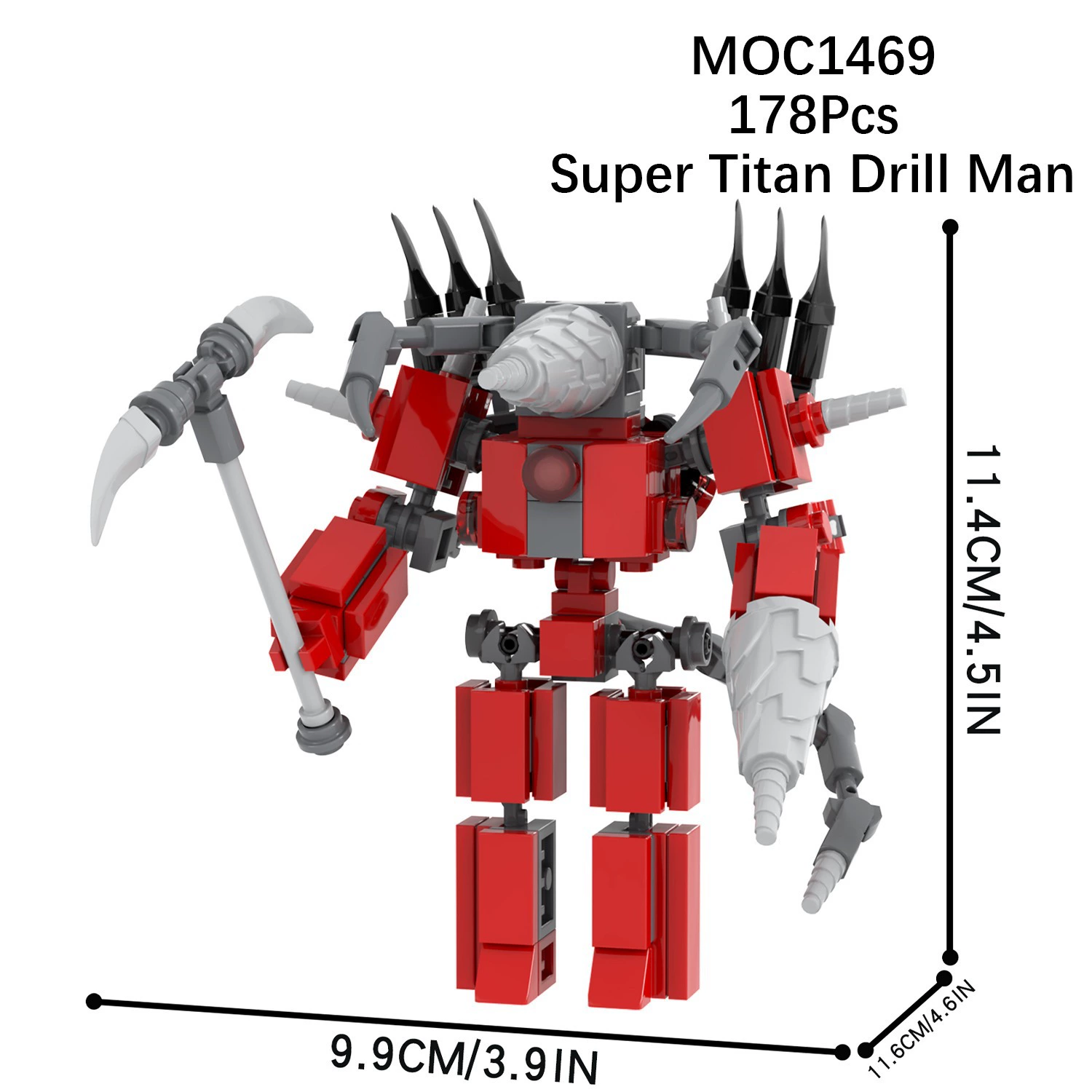 MOC игра SKIBIDI Туалет Туалет мониторинг человек НЛО совместимо с LEGO собранные блоки игрушки