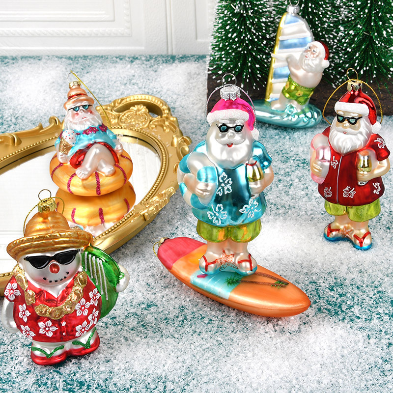 Decoraciones navideñas, vitral pintado, árbol de coco, árbol de Navidad, adornos creativos, arreglos de escena, colgantes