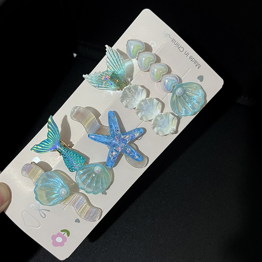 Horquilla con forma de estrella de mar, clip para el cabello con flequillo, nuevo y bonito clip para el cabello, accesorio para el cabello, clip lateral.