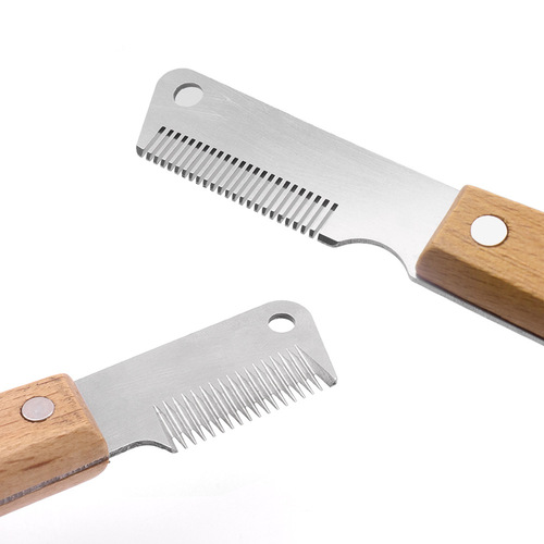 Pet hair plucking knife Bullhead terrier special comb Schnauzer-level beauty tool Hair plucking comb terrier dog hair plucking comb