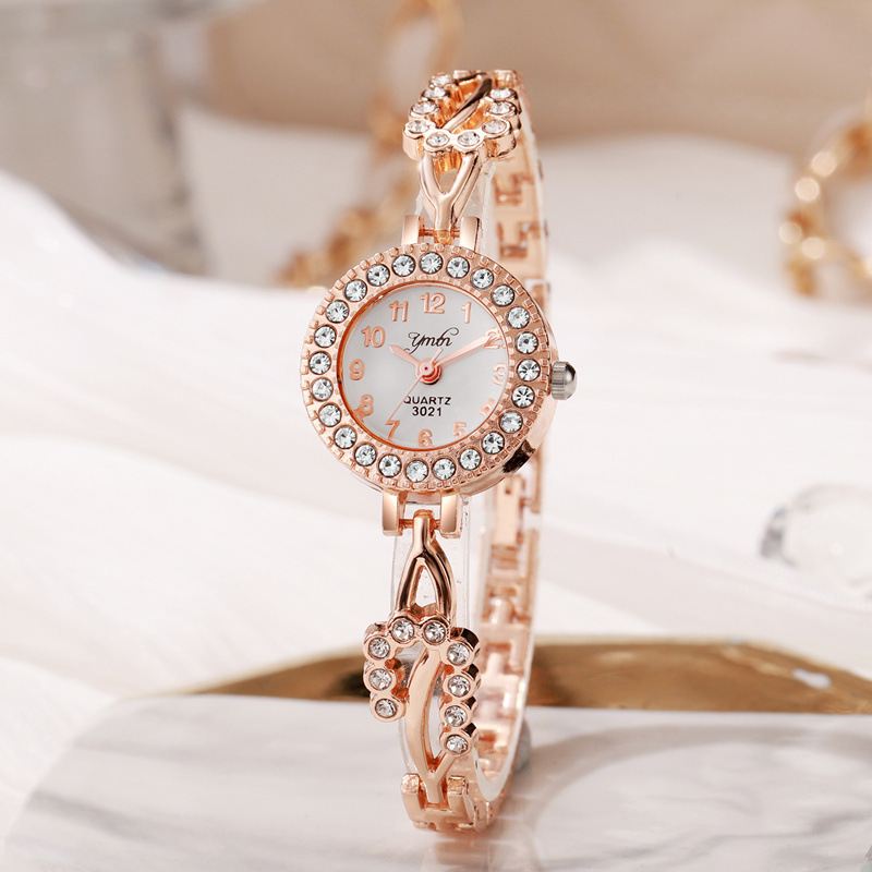 Factory direct women's watches ladies bracelet watch new fashion quartz diamond student watch foreign trade cross-border wholesale