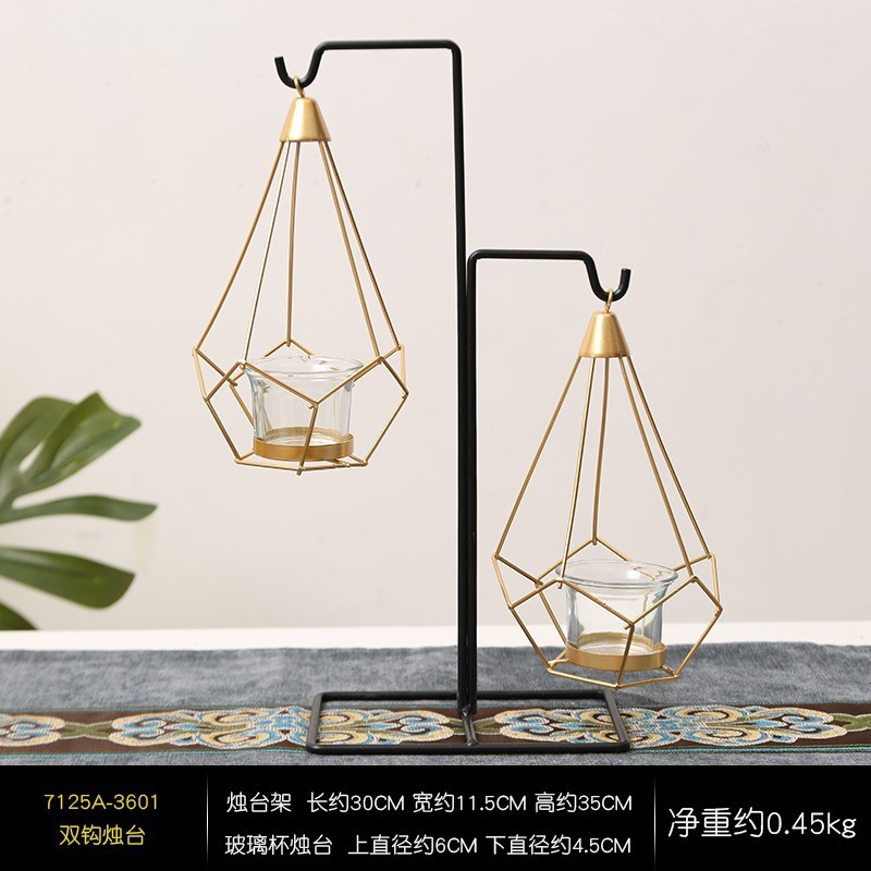 Vela de cumpleaños con luz de vela francesa medieval accesorios de decoración romántica casa retro luz de vela europea soporte de mesa de candelabro de hierro forjado