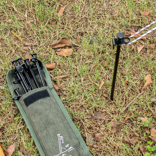 Outdoor hiking camping bold steel canopy tent bold ground stakes sand ground spikes snow ground nails 20cm