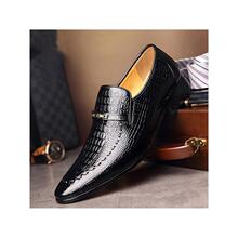 U 65692 Plus Size Croc Pattern Men's Leather Shoes �������