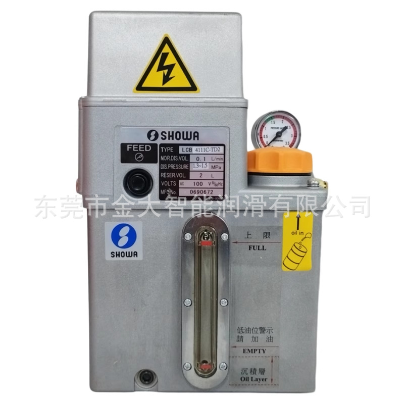 LCB 4111C-TD2日本正和SHOWA注油机建荣LCB4111C-TD2台中精机油泵