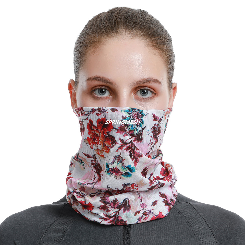 Outdoor Sun Protection and Uv Protection Ear-Hanging Mask for Summer, Breathable Sunshade for Men and Women, Neck Protection, Cycling Neck Cover, Headscarf