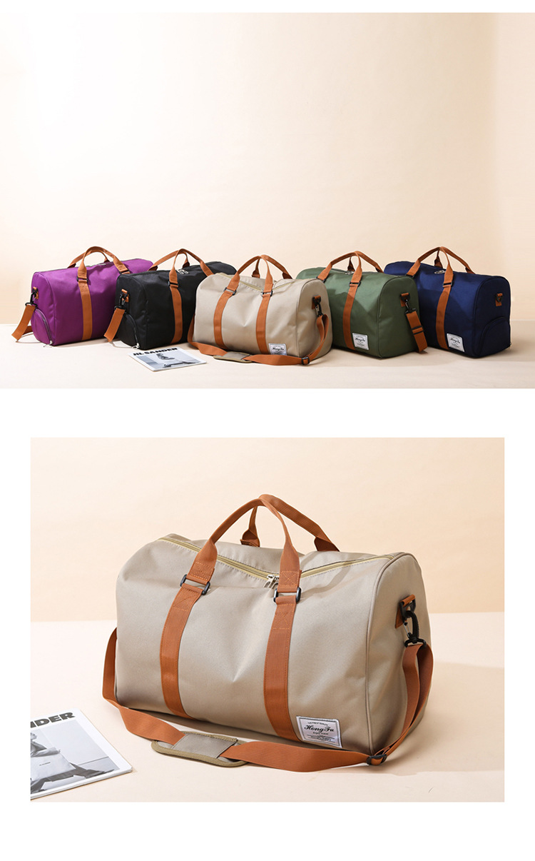 Dry wet separation luggage bag, men's fitness bag, leisure sports travel bag, handbag_voghion.com