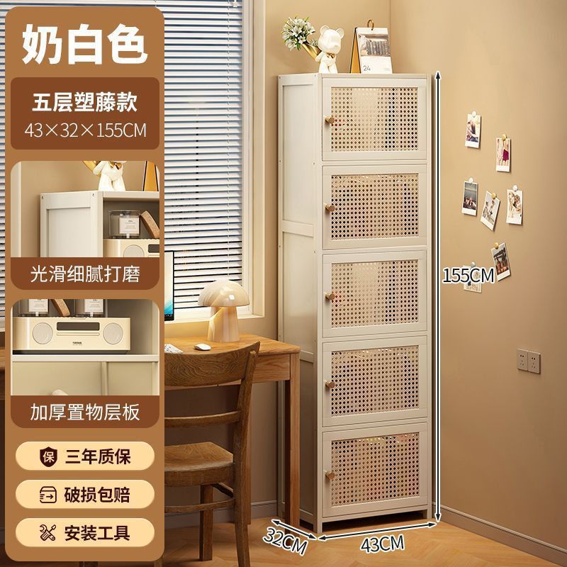 书架置物架落地简易家用书柜带门防尘储物柜客厅置物柜靠墙收纳柜|undefined