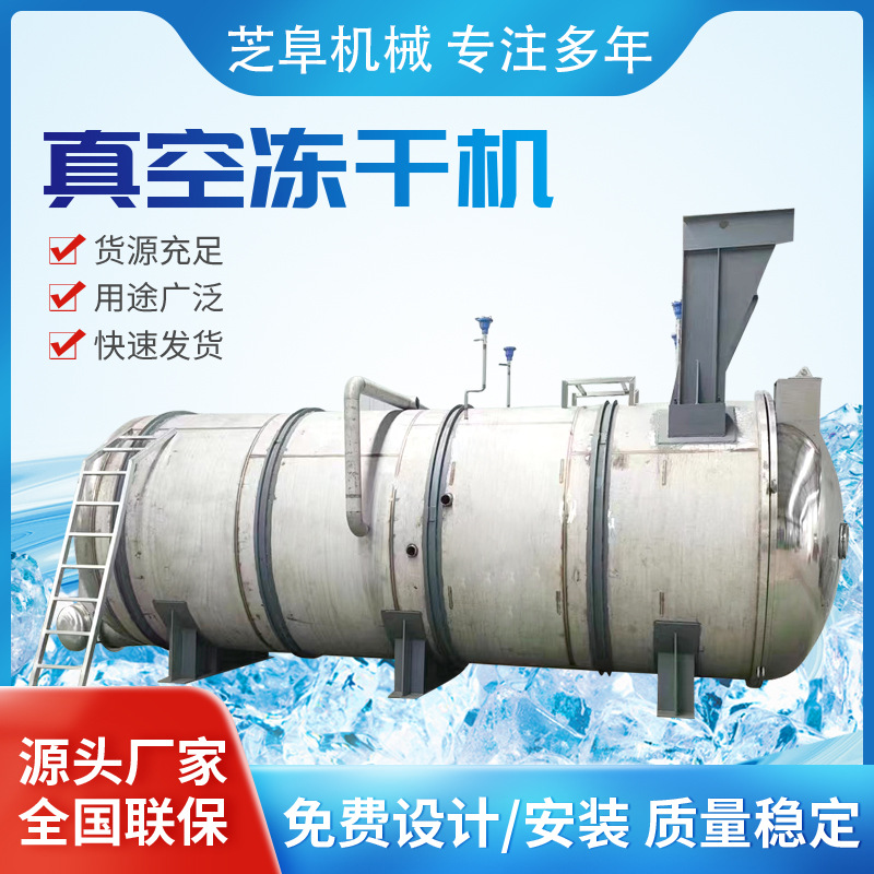 全自动真空冻干机水果蔬菜鸡鸭肉真空冷冻机干燥机商用高效锁鲜