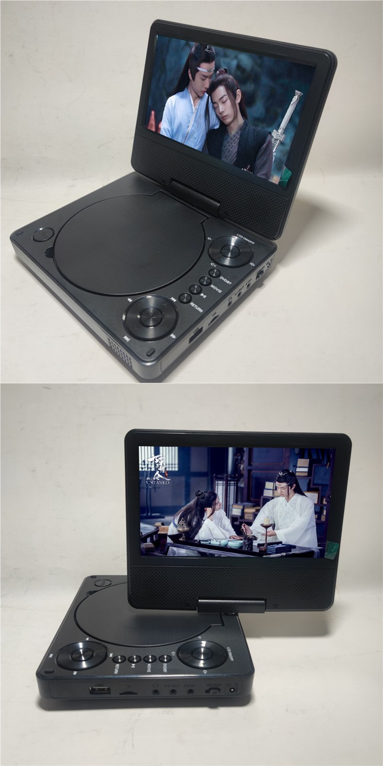 High-Definition Bluetooth Dvd Player Imported from Japan, All-In-One Portable Car Dvd Player, Automatic Disc Reader, Vcdcd