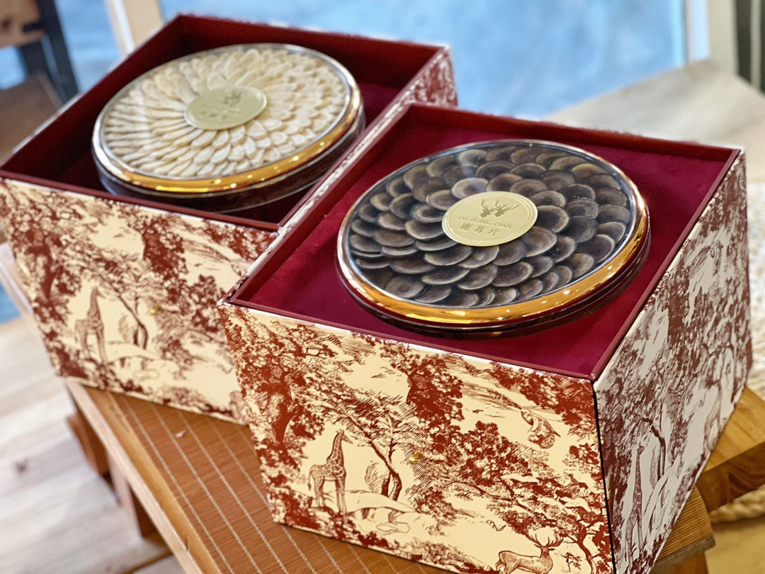 Red Velvet Eight Treasure Gift Box American Ginseng Dendrobium Red Ginseng Deer Antler Reishi Tangerine Peel 190g overview