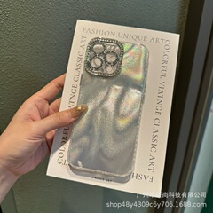 ダイヤモンドレンズはアップル16携帯ケースiphone15シルバー14紡績糸imd13の新型12贅沢を適用します。