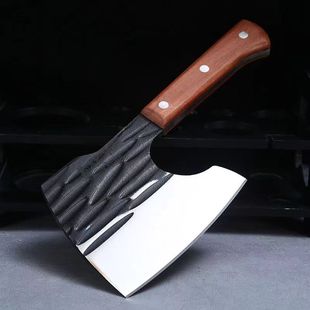 Gehua Forging Chopping Bone Knife Chopping Cattle and Sheep Pig Big Bone Kitchen Household Commercial Butcher Large Special Chopping Bone Axe