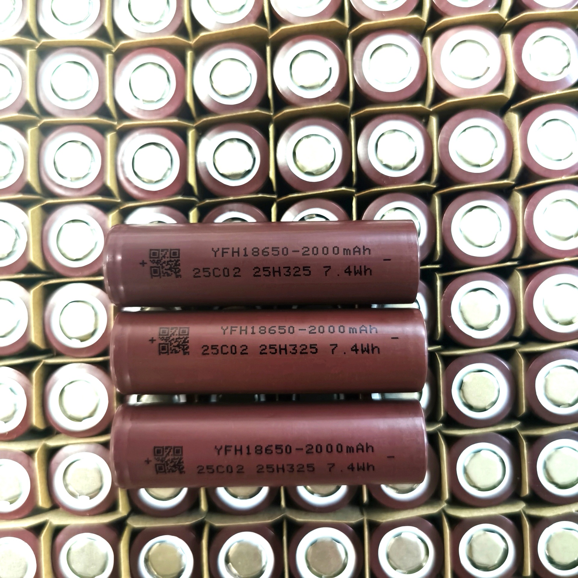 YHF 윤푸헝 18650 리튬 배터리 2000mAh 파워 5C 분무기 캠핑 램프 모니터링 장난감 자동차 배터리