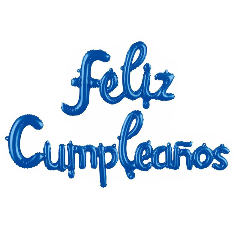 Set de globos con letras “FELIZ CUMPLEAÑOS” – 16 pulgadas, color dorado o rosa