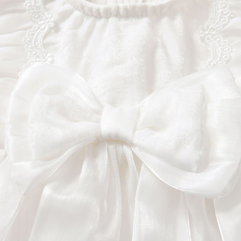 소녀의 봄과 가을 긴팔 퍼프 원피스  스타일러스 공주 봄 한국식  소녀 원피스 원피스