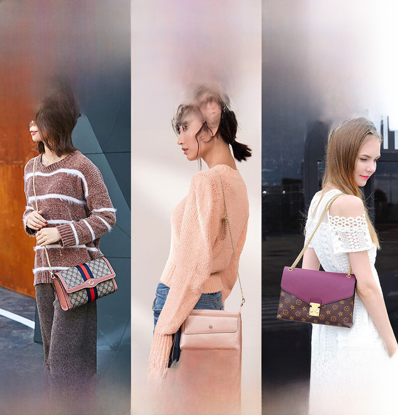 Lantern Chain Bag Chain Accessories Bag with Shoulder Strap Single Buy Crossbody Mini Bag Chain Not Easy to Fade Metal Chain