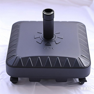 Factory direct supply pulley water injection sand filling base with brake steering center pillar umbrella base sun umbrella base