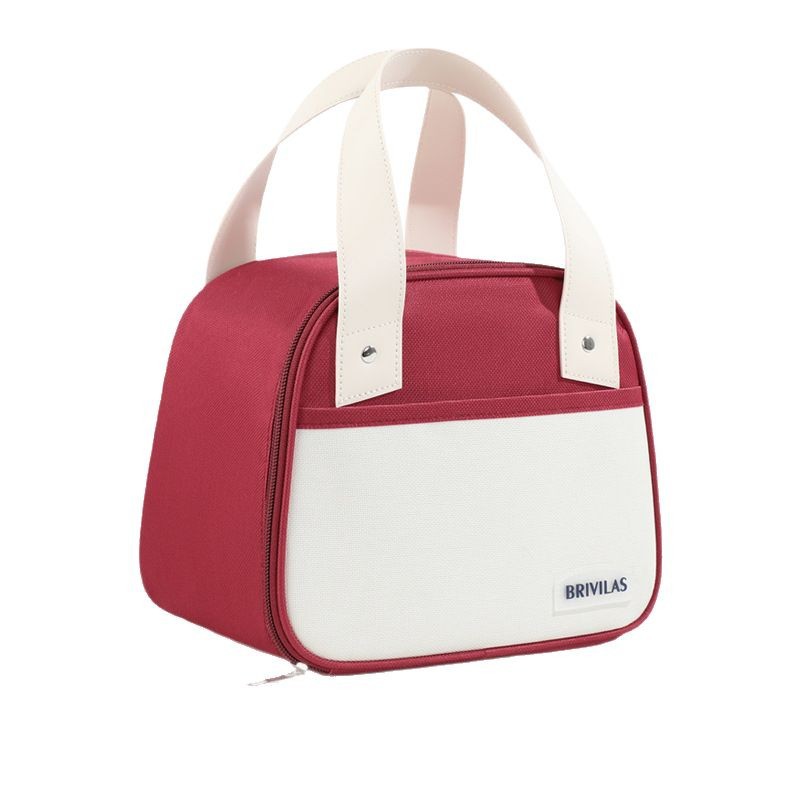 Bolsa de almuerzo portátil de gran capacidad bolsa de aislamiento de almuerzo de trabajador de oficina bolsa de almuerzo de estudiante bolsa de almacenamiento de caja de Almuerzo