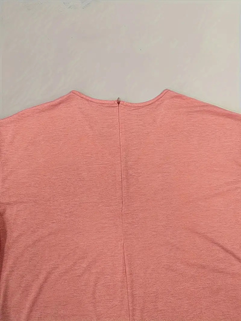 V neck Jumpsuit Short Sleeve Length Jumpsuit Ankle Tied Loose Overalls