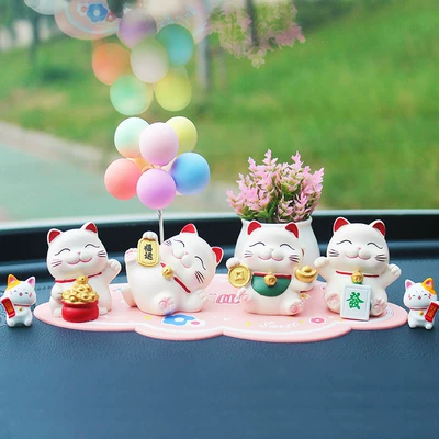 Sürətlər qutusu və əl tormozu başlıqları — New Car Ornament: Cute Fortune