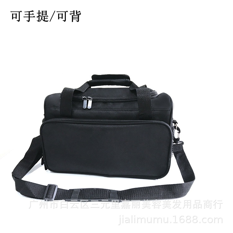 Stock de fábrica multifuncional kit de peluquería de belleza bolsa de tijeras de peluquería bolsa de herramientas de mano negro