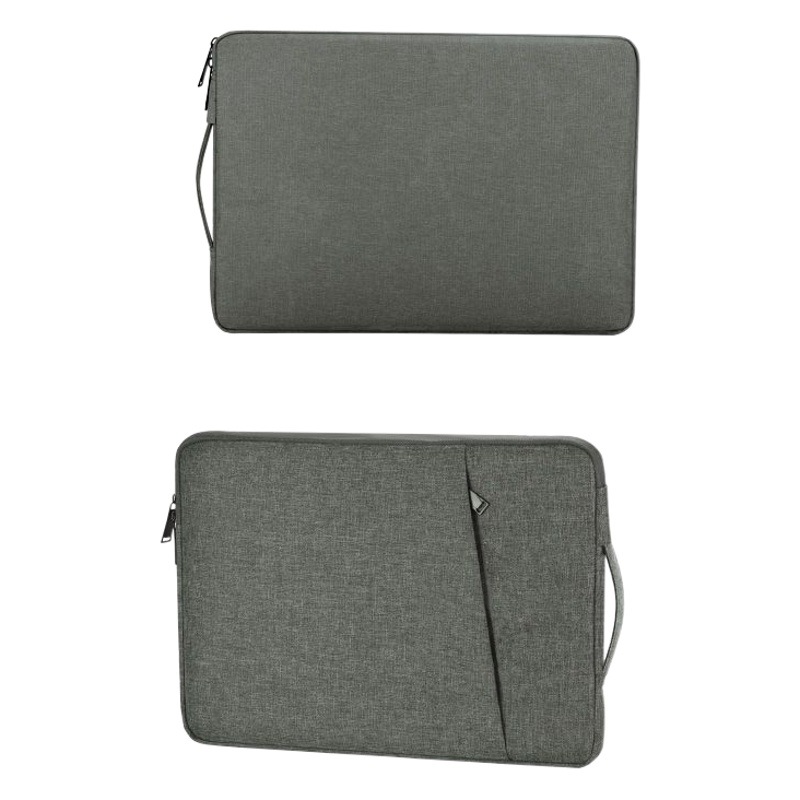 En stock bolsa de ordenador portátil de gran capacidad impermeable bolsa de ordenador portátil a prueba de golpes engrosada forro polar bolsa de la tableta