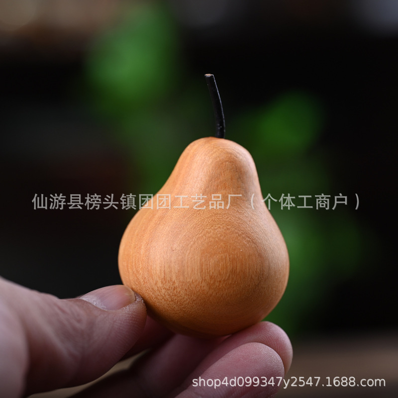 木彫り果物大集合りんご山竹柿梨カボチャナスdiyアクセサリーかわいい子供プレゼント卸売り|undefined