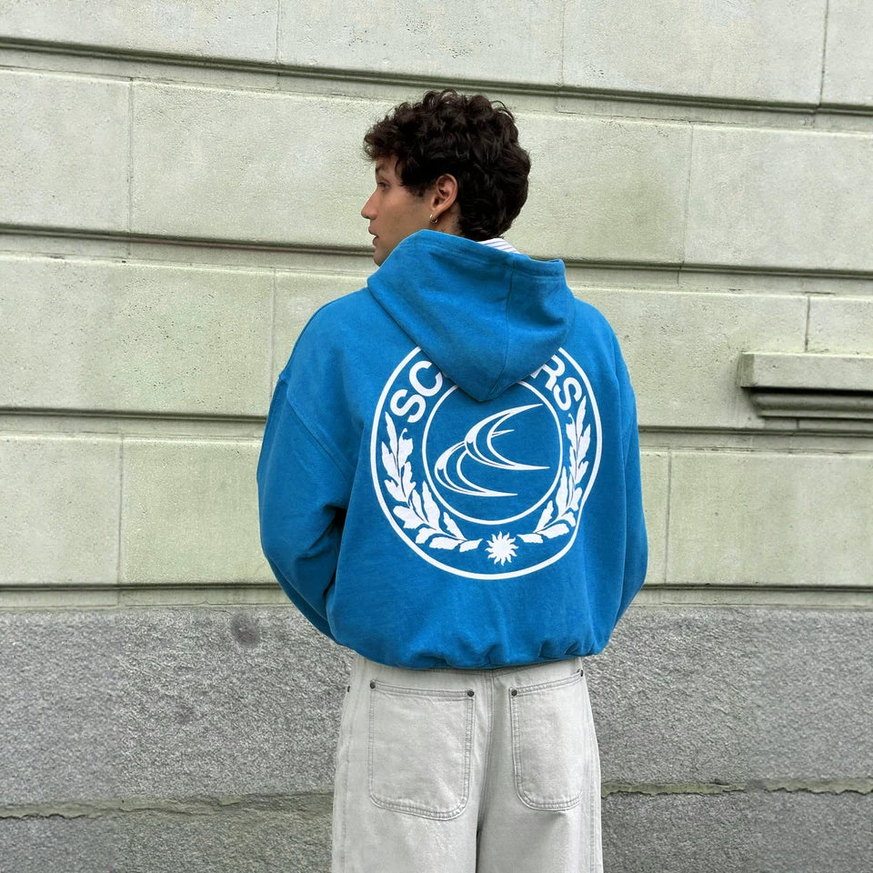 Sudadera con Capucha de Algodón, Manga Larga y Corte Oversize, para Hombre y Mujer, Scu 26FW