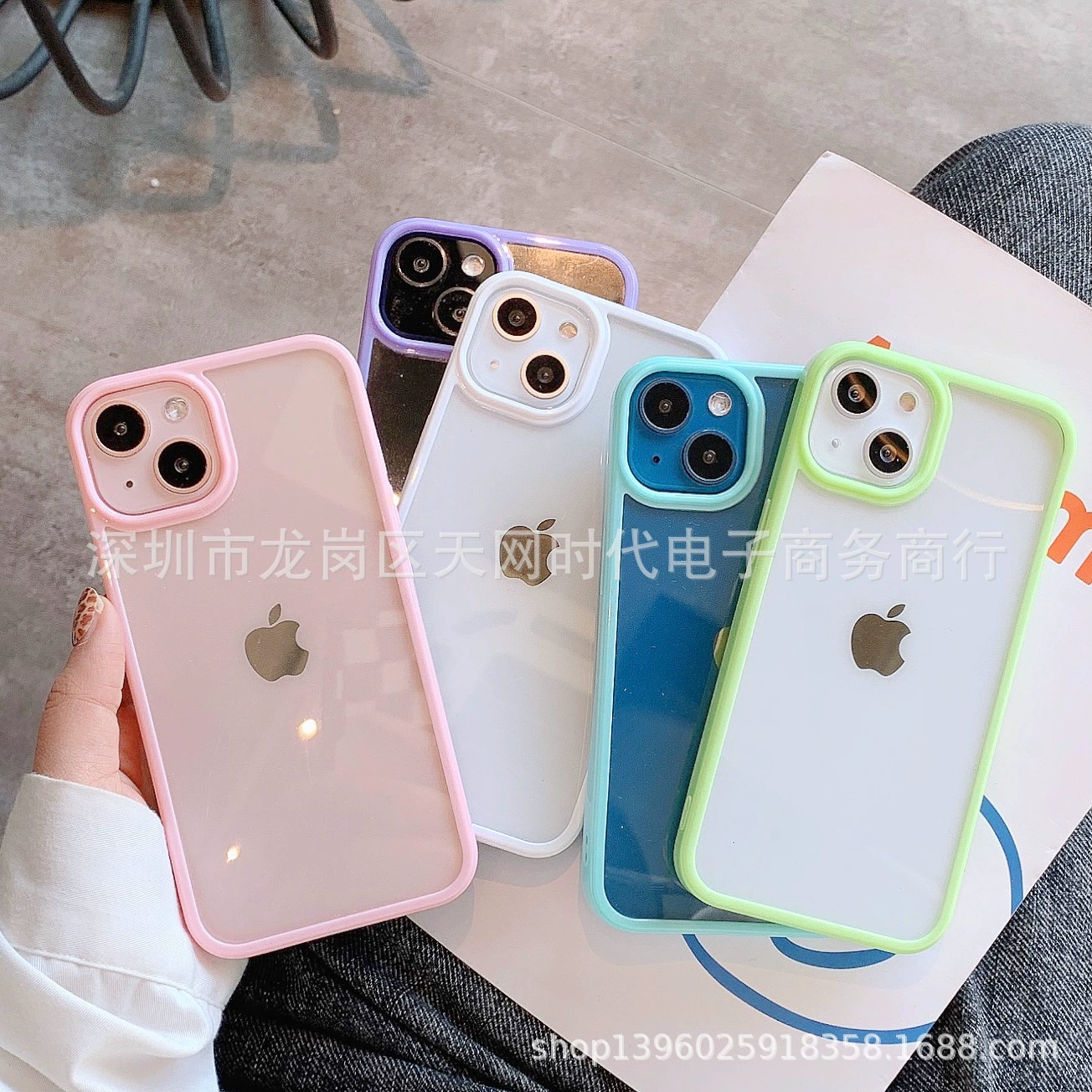 Apple, совместимый iPhone 14, прозрачный чехол для телефона, акриловый защитный чехол, 14прям, iphone