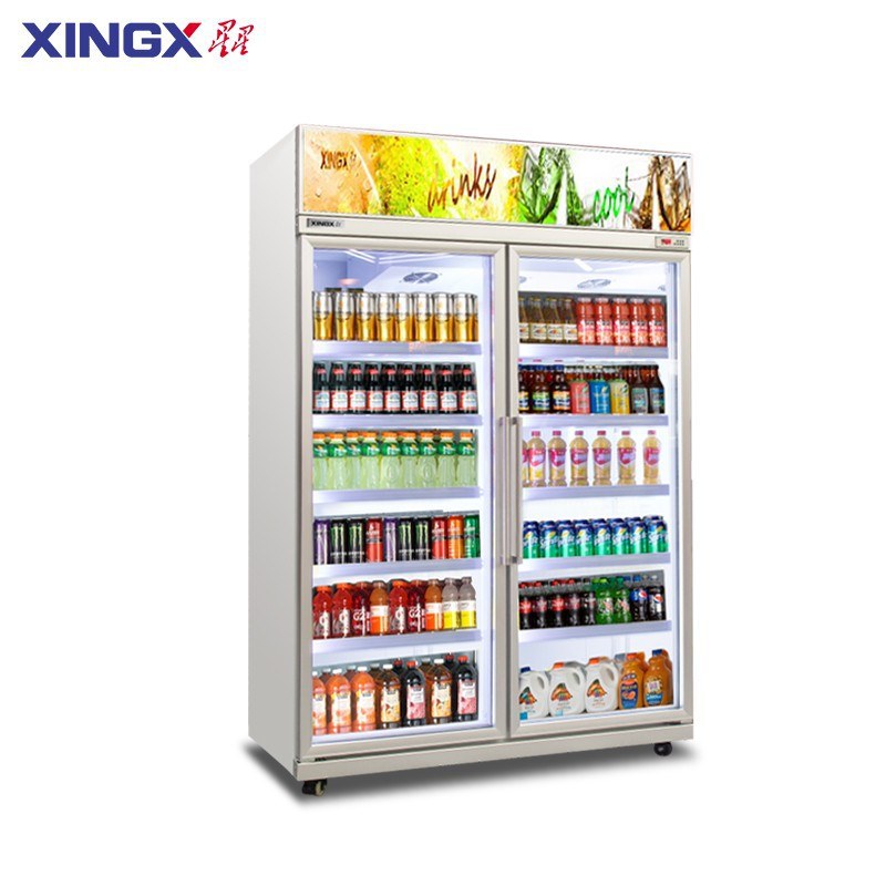 星星(XINGX) IVGC-2D-6821WA风冷立式双门展示柜 整机 饮料陈列柜