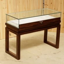 中式实木展示柜珠宝玻璃柜台翡翠博物馆文玩玉器饰品首饰展柜柜子
