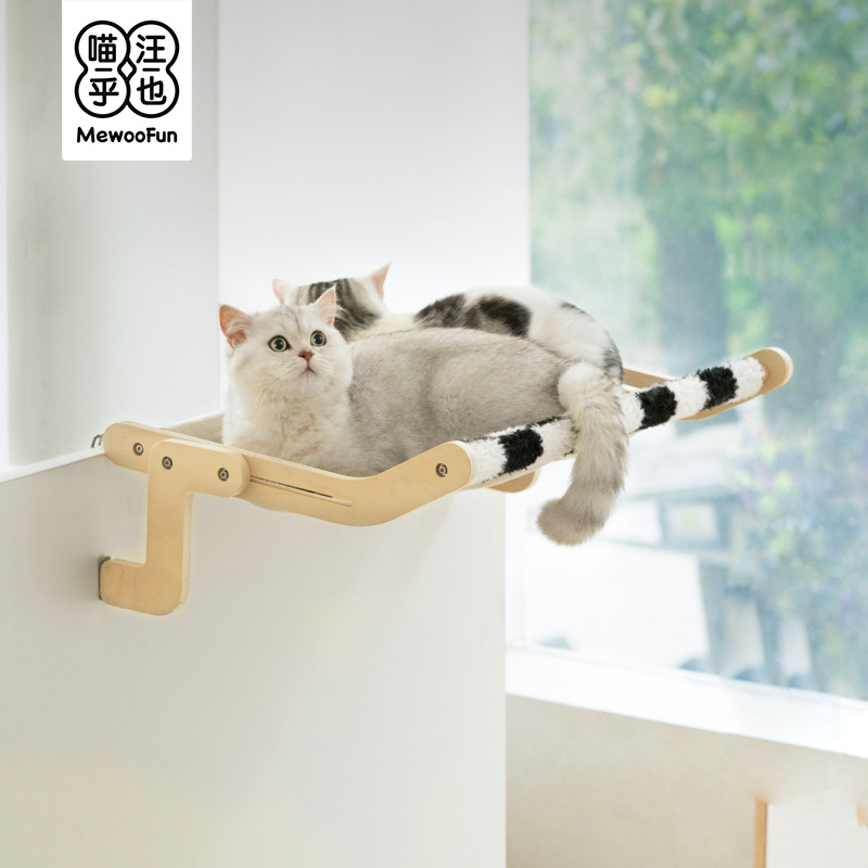 Buy quality Meow, Woof, Oversized Cat Hammock, Balcony, Cat Hanging Bed, Hanging Cat Litter