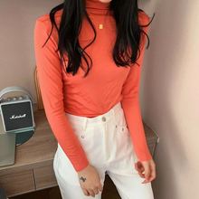 西柚色亲肤打底衫女秋冬爆款现货莫代尔长袖百搭上衣20色随心搭配