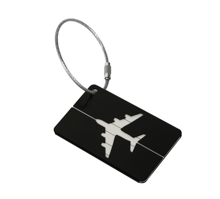 Viajar al extranjero, avión, aleación de aluminio, etiqueta de equipaje, equipaje, tarjeta de embarque, tarjeta de envío de metal