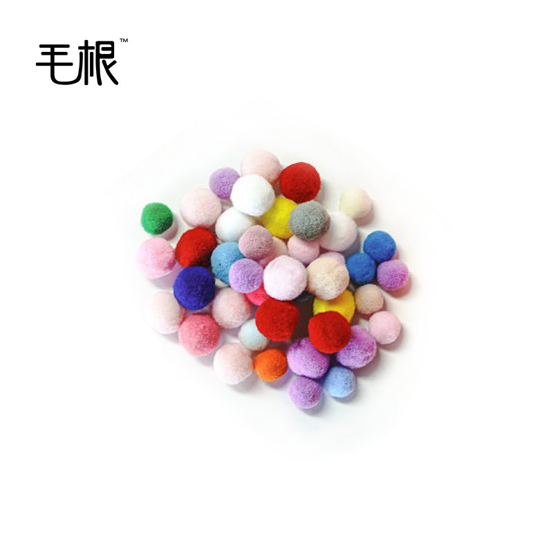 Fábrica al por mayor [marca de la raíz del pelo] Cifrado Twist stick pelo raíz lana raya ramo DIY paquete de material hecho a mano de los niños