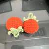 Apple, strawberry, pendant with accessories, accessory, handmade, wholesale