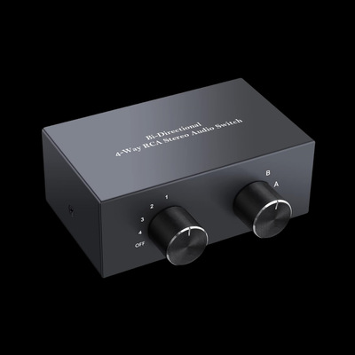4 Road stereo L/R Channel Two-way audio frequency Switch 2 Enter 4 Out or 4 Enter 2 Out