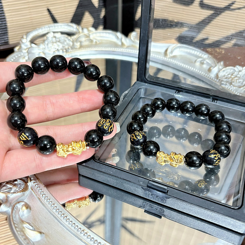 Brazalete de seis caracteres para hombres, brazalete de seis caracteres para hombres, cuentas de seis caracteres