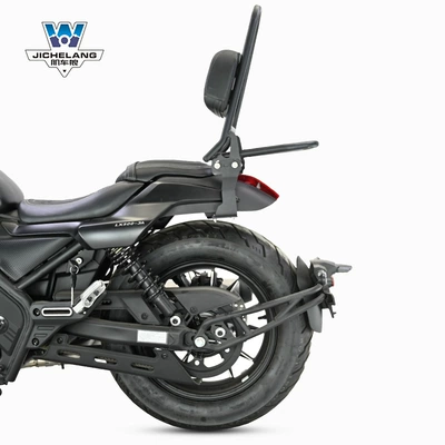 Motorcycle tail – curved bow backrest special adjustable