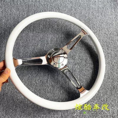 Other Car Modifications Longdi retro racing car Jetta - white-15inch-ceramic-white