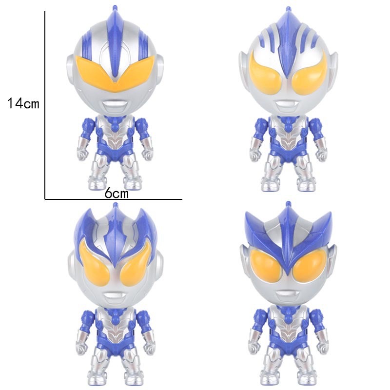 Juguete Giratorio Luminoso de Superhéroes, Figura Oficial de Ultraman, Juguete Transformable para Niños
