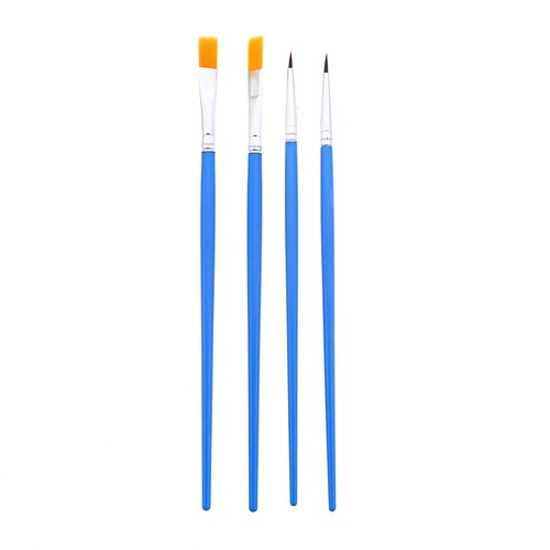 Student DIY oil paint brush hook line pen kindergarten art nylon hair paint brush row plastic hair nylon hook line pen