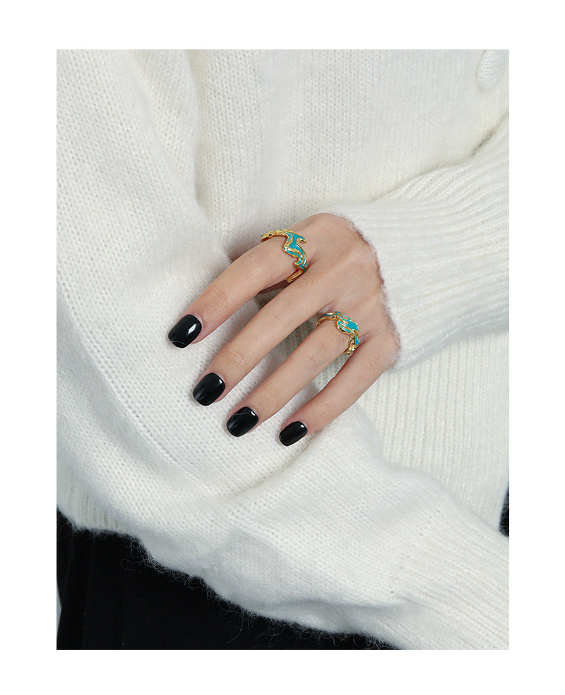 Fashion Irregular Sterling Silver Plating Open Ring 1 Piece