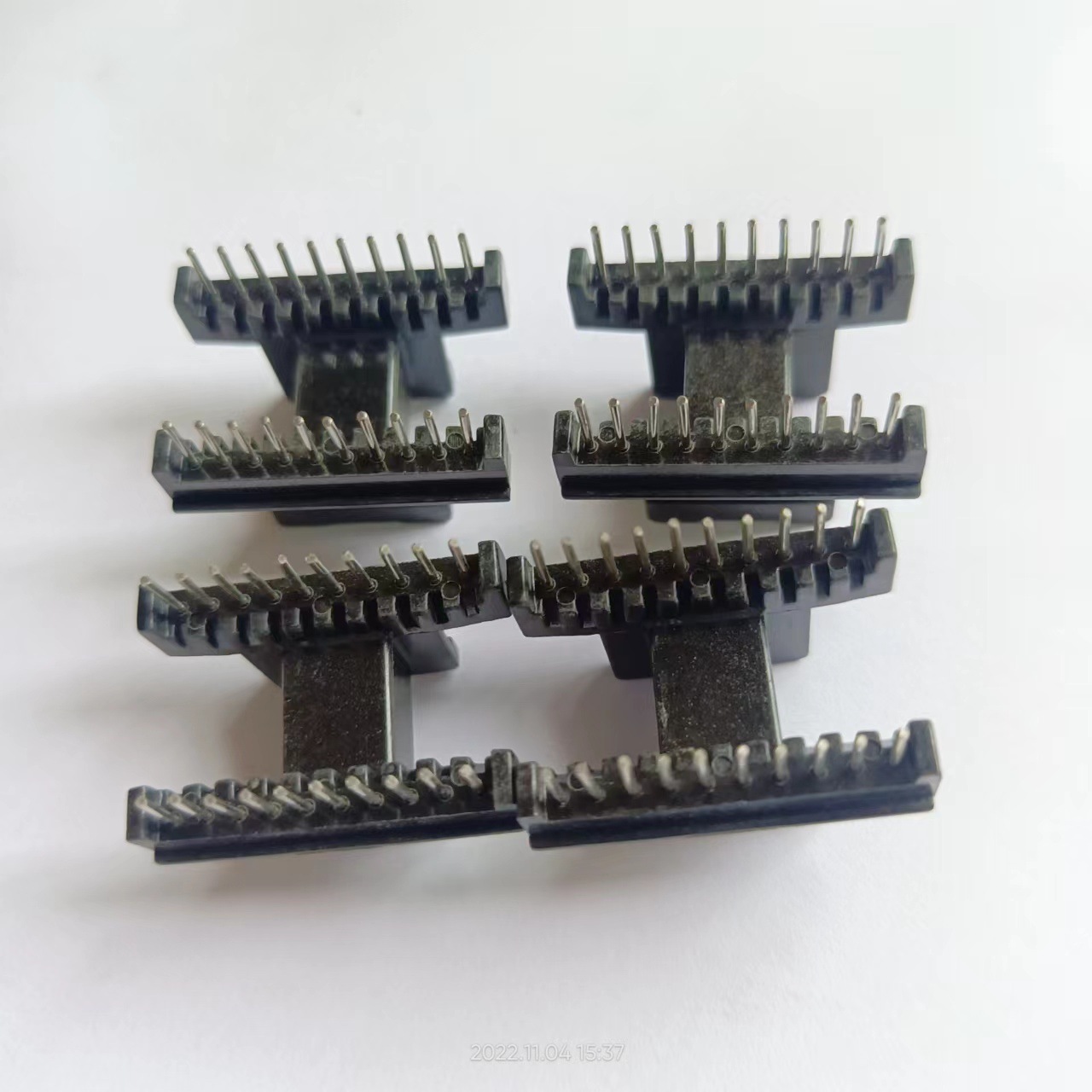 变压器骨架EE22骨架卧式10+10针电木材质开放式电子干式三相高频